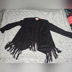 Gibson Latimer Black Open Cardigan